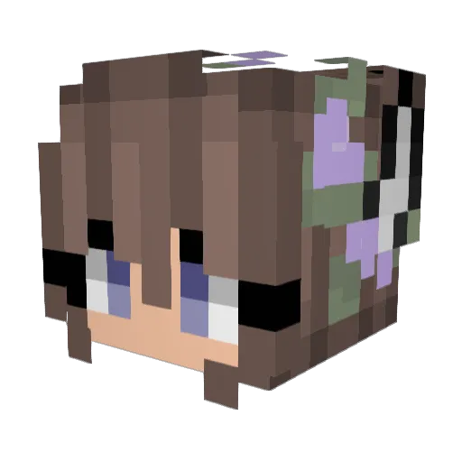 CleanFreak101 Minecraft avatar head, 3D render