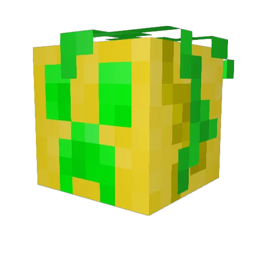 Clear1y Minecraft avatar head, 3D render
