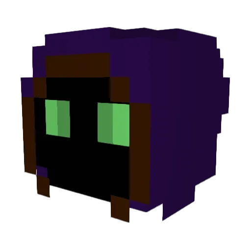 Cleber_ Minecraft avatar head, 3D render