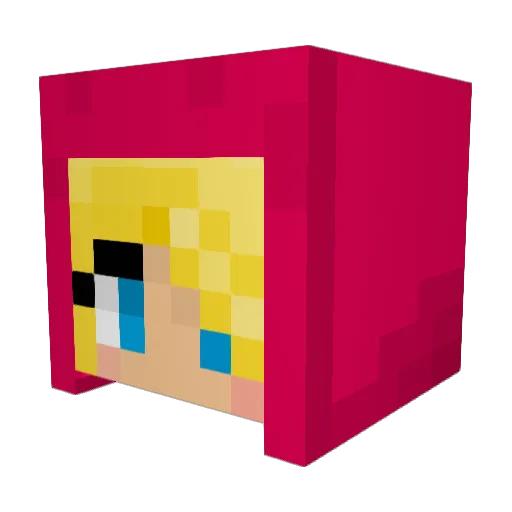 Cledu73 Minecraft avatar head, 3D render