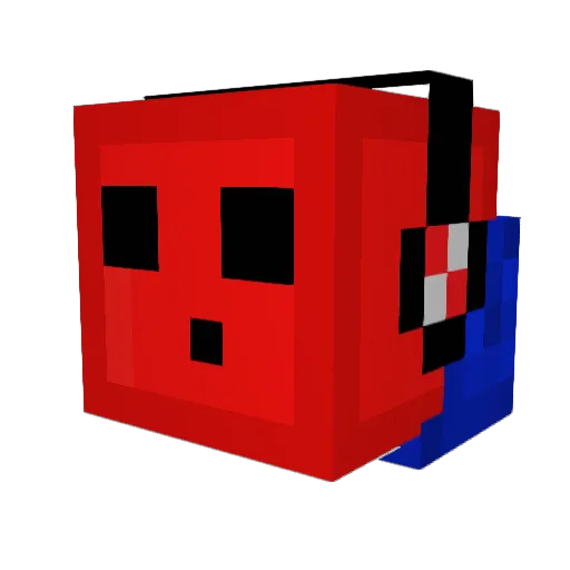 CleeTorr Minecraft avatar head, 3D render
