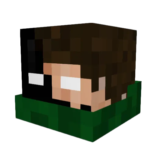 CleetusIsKing Minecraft avatar head, 3D render