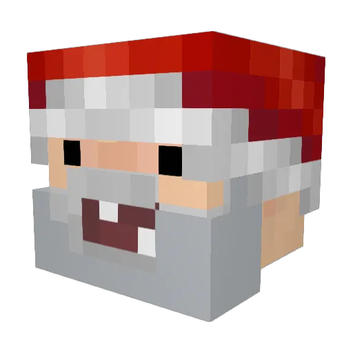 CleitonPagodeiro Minecraft avatar head, 3D render