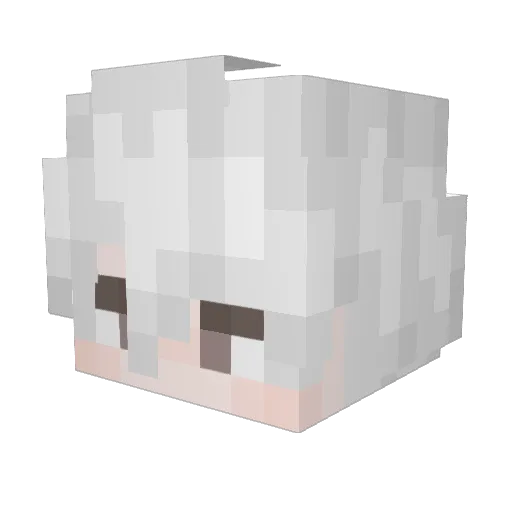 Clem2910 Minecraft avatar head, 3D render