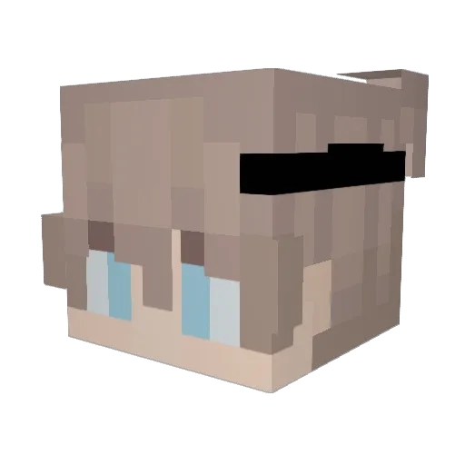 Clem82000 Minecraft avatar head, 3D render