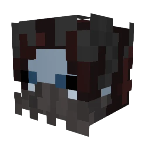 Clem_Approves Minecraft avatar head, 3D render