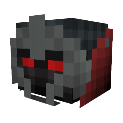 Clem_IRL Minecraft avatar head, 3D render