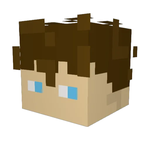 Clemclem148 Minecraft avatar head, 3D render