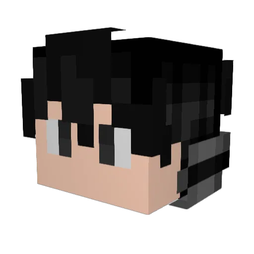 Clemensbert Minecraft avatar head, 3D render