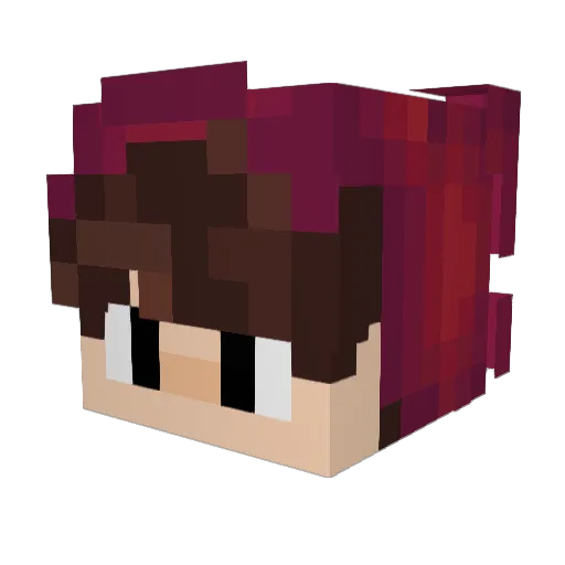Clement_Sama Minecraft avatar head, 3D render