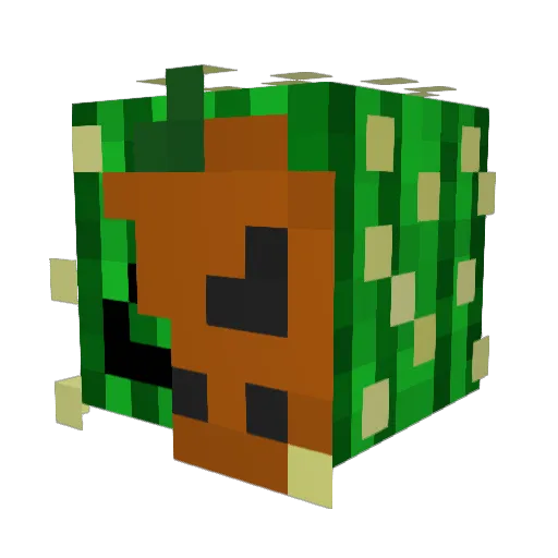 ClementeConMente Minecraft avatar head, 3D render