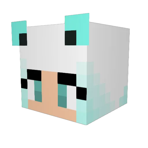 Clementedemente Minecraft avatar head, 3D render