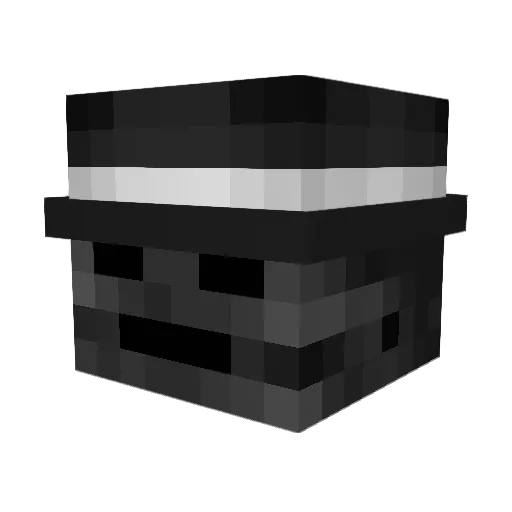 Clemo7159 Minecraft avatar head, 3D render