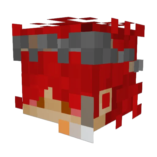 Clen_Ton44 Minecraft avatar head, 3D render