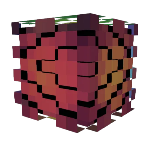 Clensey Minecraft avatar head, 3D render