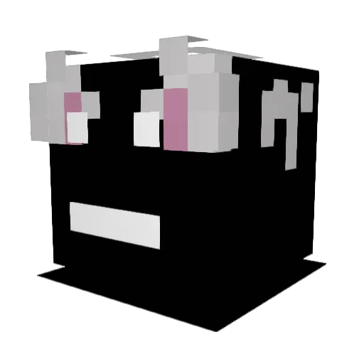 Cleric_ Minecraft avatar head, 3D render