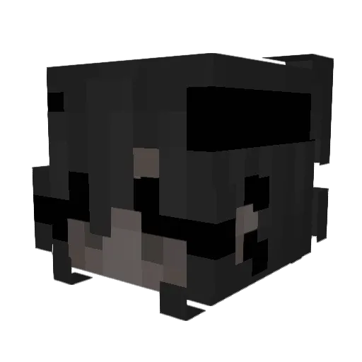 Clerique45 Minecraft avatar head, 3D render
