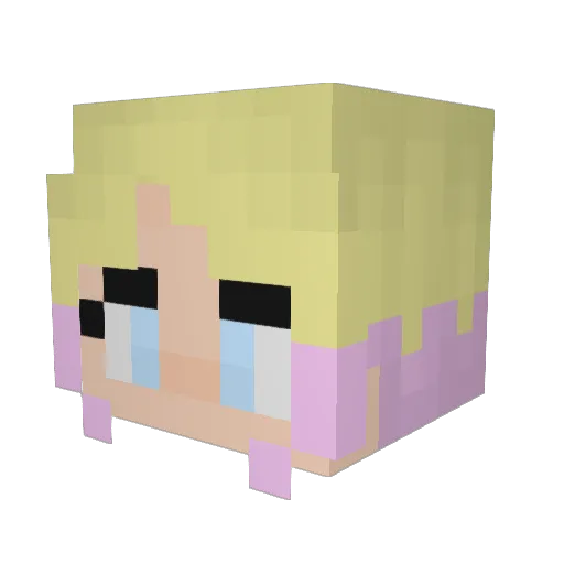 CletusCassy Minecraft avatar head, 3D render