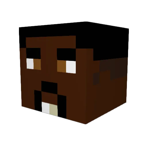 CletusDeletus Minecraft avatar head, 3D render