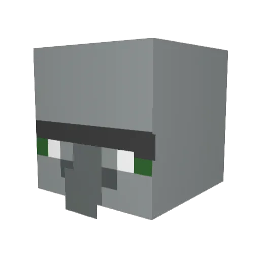 Cleveland6969 Minecraft avatar head, 3D render