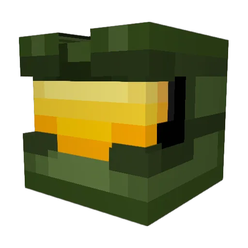 CleverJimmy Minecraft avatar head, 3D render