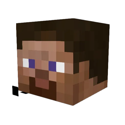 Clever_REXB0Y Minecraft avatar head, 3D render