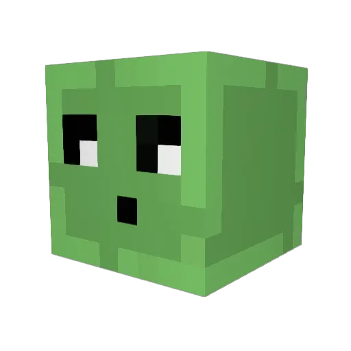 Clg13009 Minecraft avatar head, 3D render