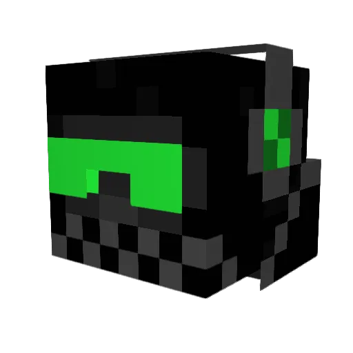 Cli2014 Minecraft avatar head, 3D render