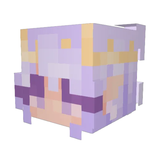 ClicheWho Minecraft avatar head, 3D render