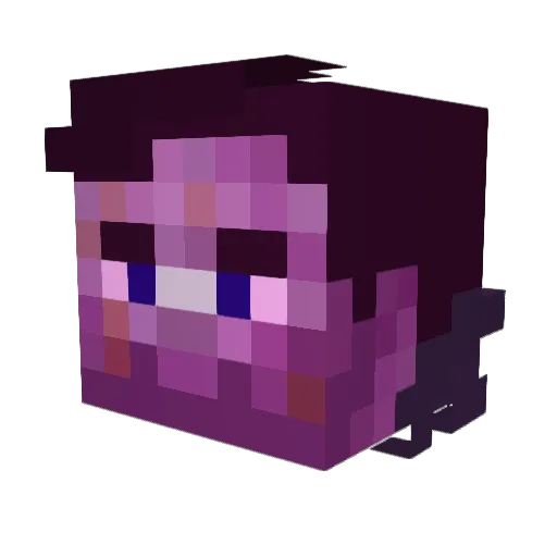 ClickClack472 Minecraft avatar head, 3D render