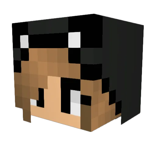 ClickDecision Minecraft avatar head, 3D render