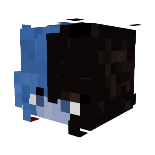 ClickNoelle Minecraft avatar head, 3D render