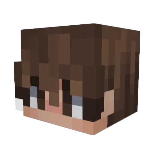 ClickSoftly Minecraft avatar head, 3D render
