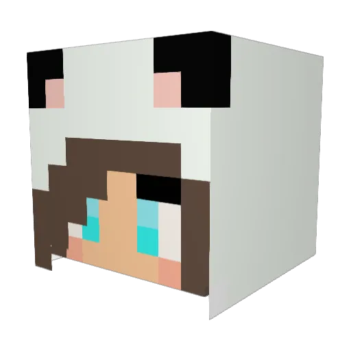Cliff_rd Minecraft avatar head, 3D render