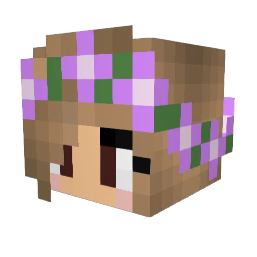 CliffordCoder Minecraft avatar head, 3D render