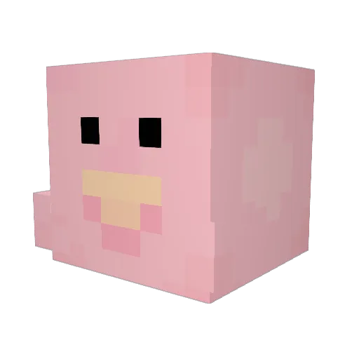 ClimbingChart45 Minecraft avatar head, 3D render