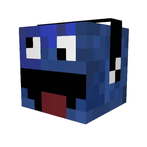 ClingClang123 Minecraft avatar head, 3D render