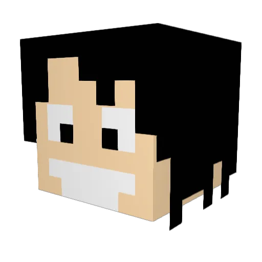 ClinicalKilla Minecraft avatar head, 3D render