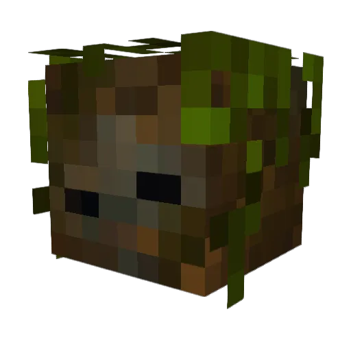 Clink24 Minecraft avatar head, 3D render