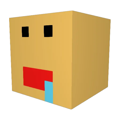 ClintBarton800 Minecraft avatar head, 3D render