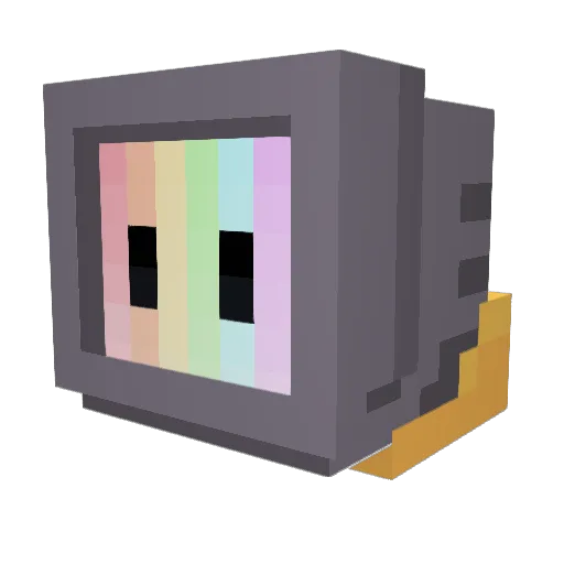 Clint_east Minecraft avatar head, 3D render