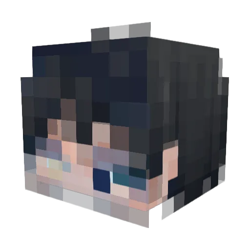 Clintplayz Minecraft avatar head, 3D render