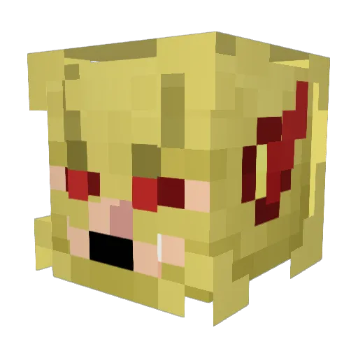 Clintyo13 Minecraft avatar head, 3D render
