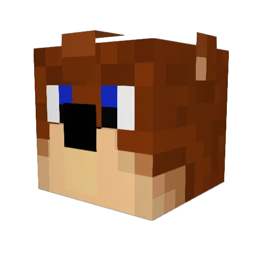 Cliodhna302 Minecraft avatar head, 3D render