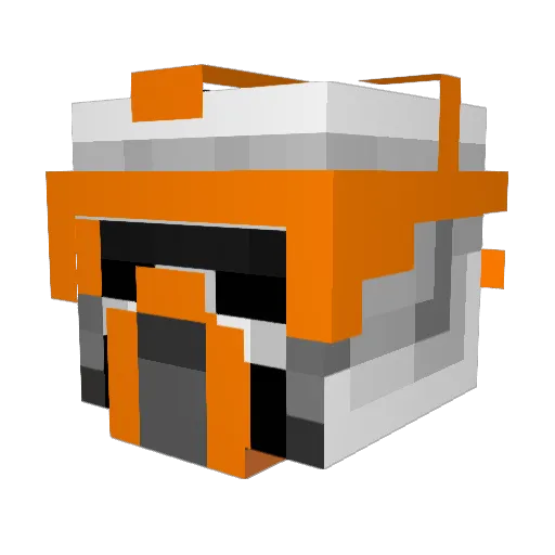 ClipShock360 Minecraft avatar head, 3D render
