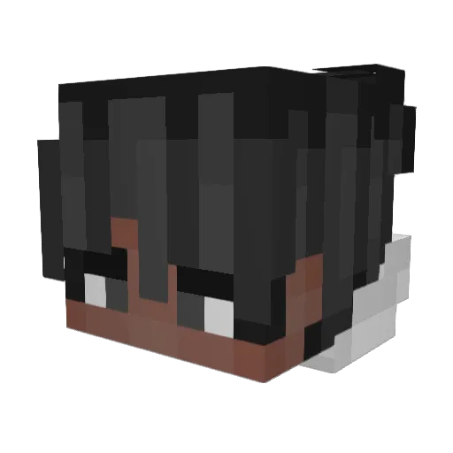Clipz3 Minecraft avatar head, 3D render