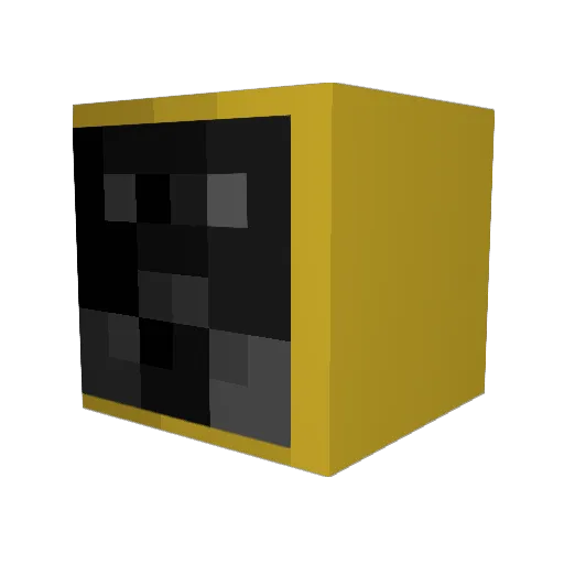 Clipzy6933 Minecraft avatar head, 3D render