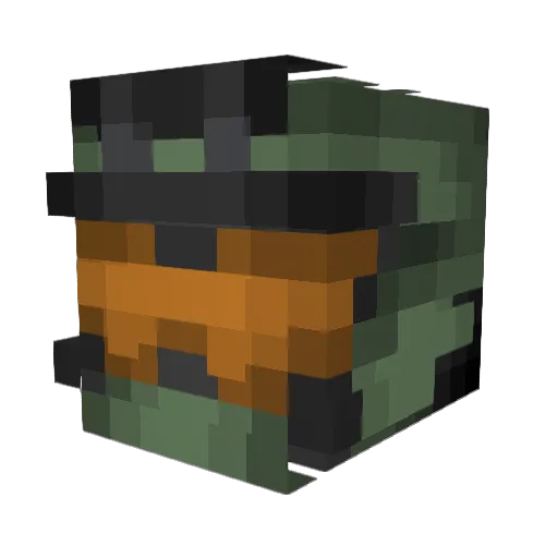 CloakedWatcher Minecraft avatar head, 3D render
