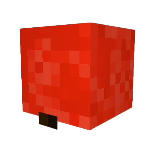 Cloakedx Minecraft avatar head, 3D render