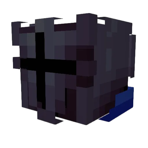 Clock213 Minecraft avatar head, 3D render